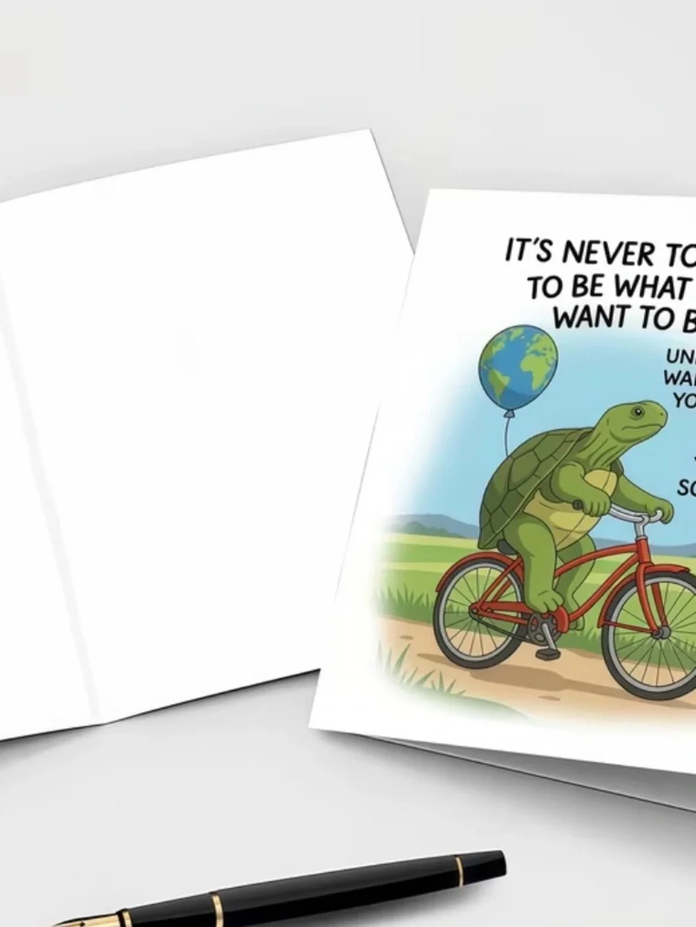 Funny Turtle Birthday Card